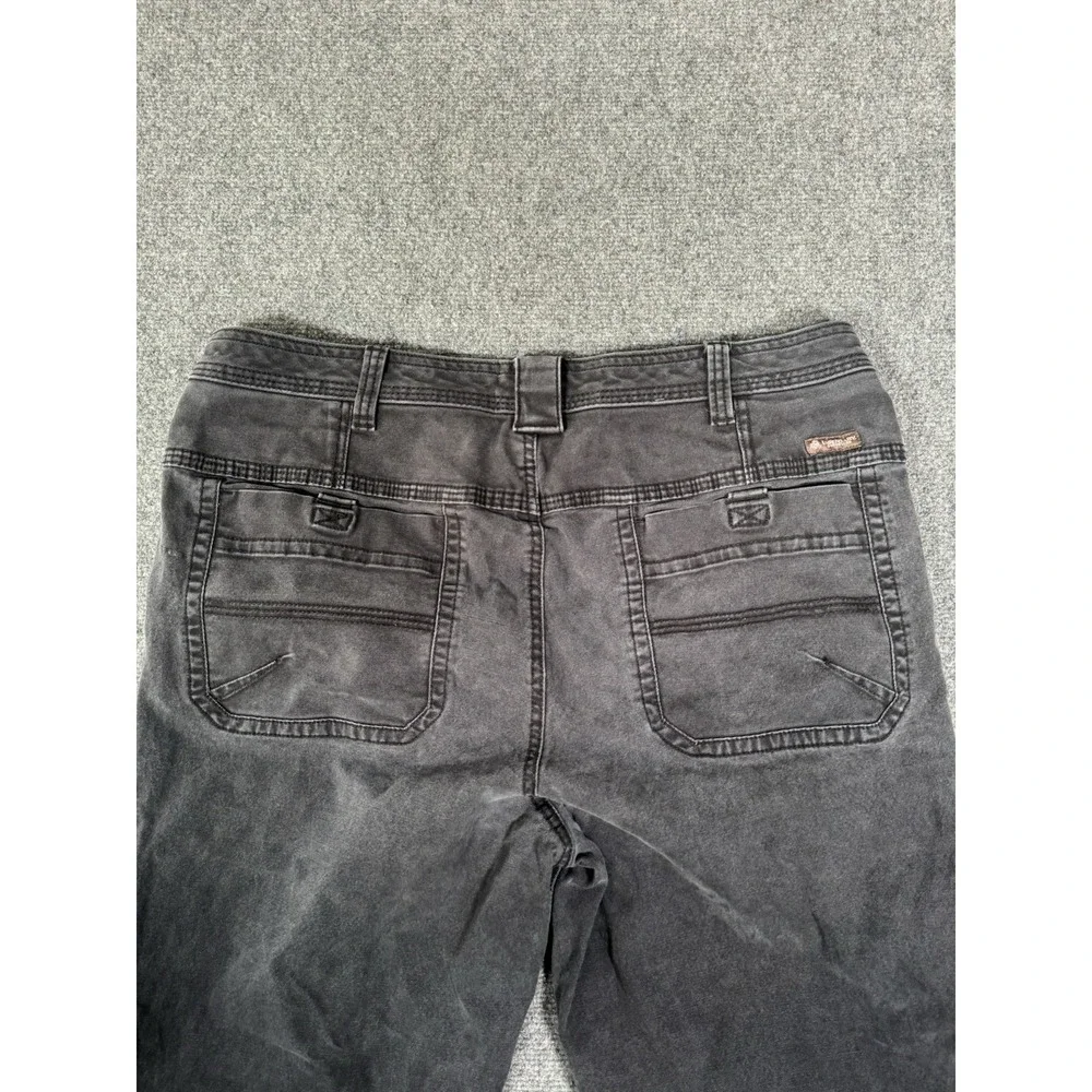 Legendary‎ Outfitters Canvas Pants Mens 38x32 Black Outdoor Hiking Work Stretch